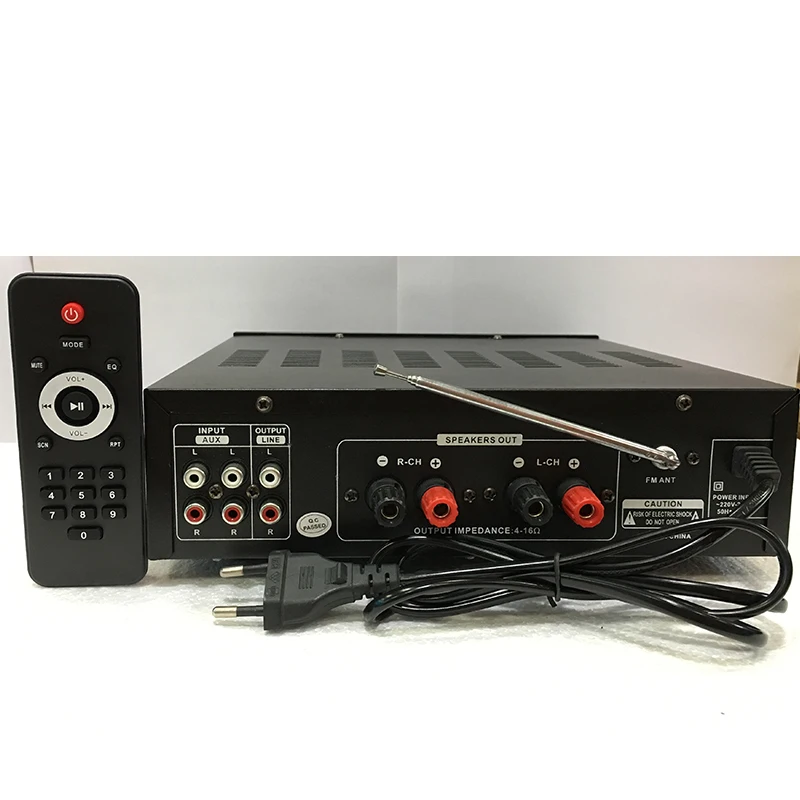 BT 1388 200 Вт + HIFI караоке домашний кинотеатр стерео аудио усилитель Поддержка Bluetooth.