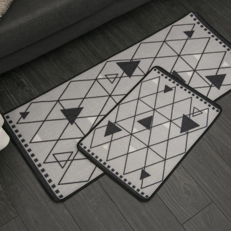 

{suger beans-Living room bedroom}-long mat bath carpet floor mat water absorption and quick drying nylon home material