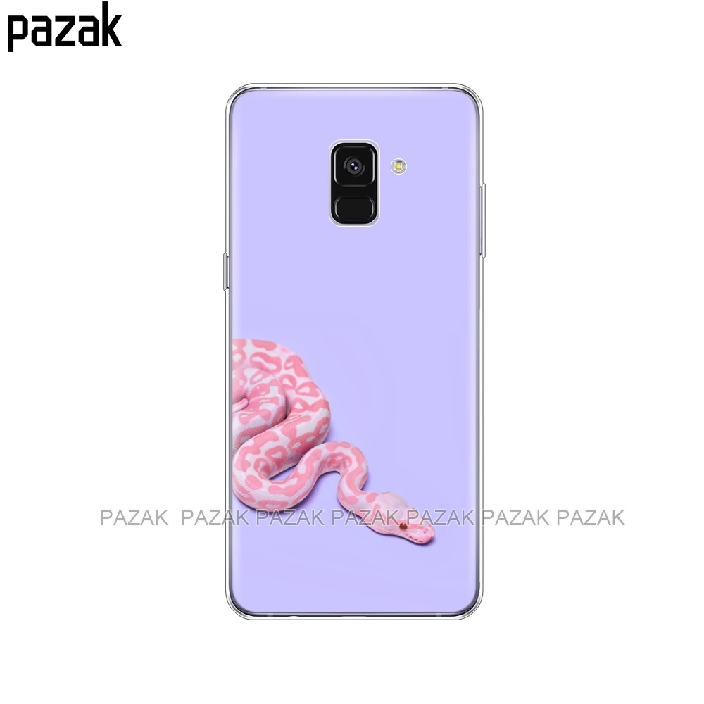 Силиконовый чехол для телефона Samsung Galaxy A8 A530 A530F, чехол для Samsung A8 Plus A730 A730F, Прозрачный чехол для телефона - Цвет: 34490