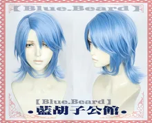 Kingdom Hearts III Aqua Cosplay Wig Role Play PARTY hair for Christmas Halloween Blue 2019 New GANME ANIME hair accessory Cos Sa shokugeki no souma megumi tadokoro blue braid cosplay wig halloween role play wig accessory