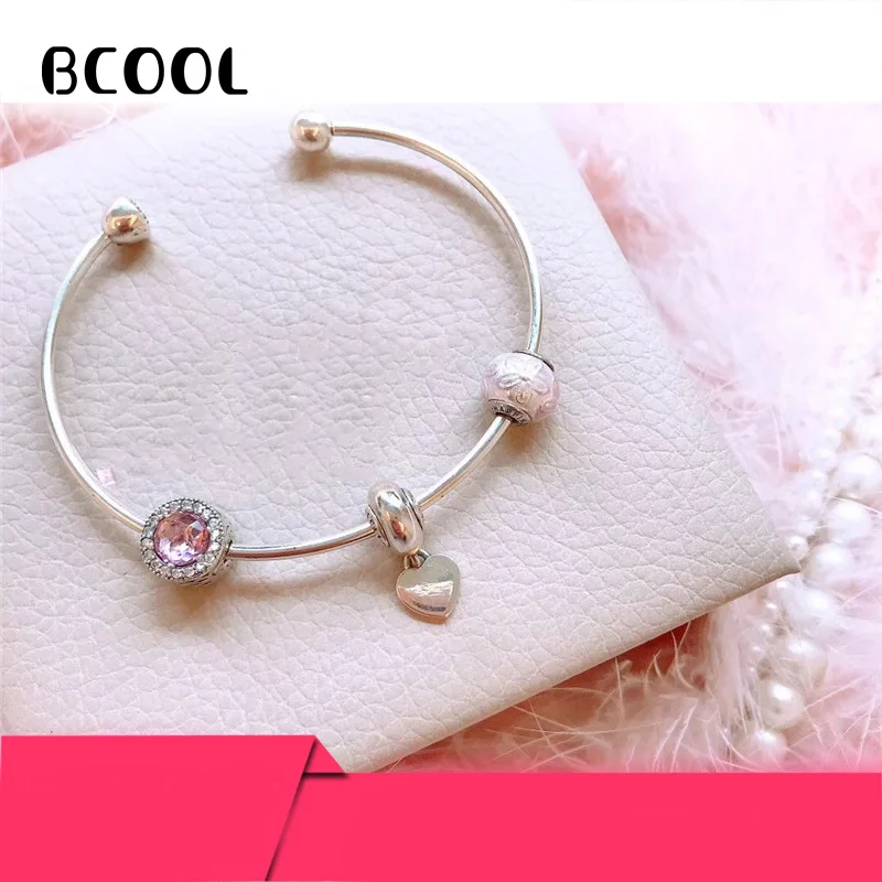 

DIY Jewelry Female Charm Fashion Silver 925 Original Bracelet, Suitable for Female Crystal Jewelry Bracelet Jewelry Gift