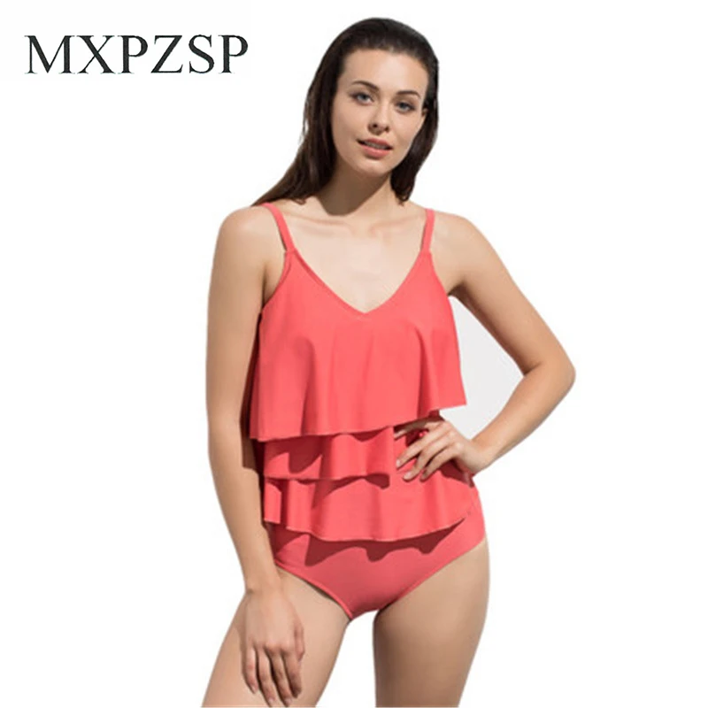 ruffle tankini top