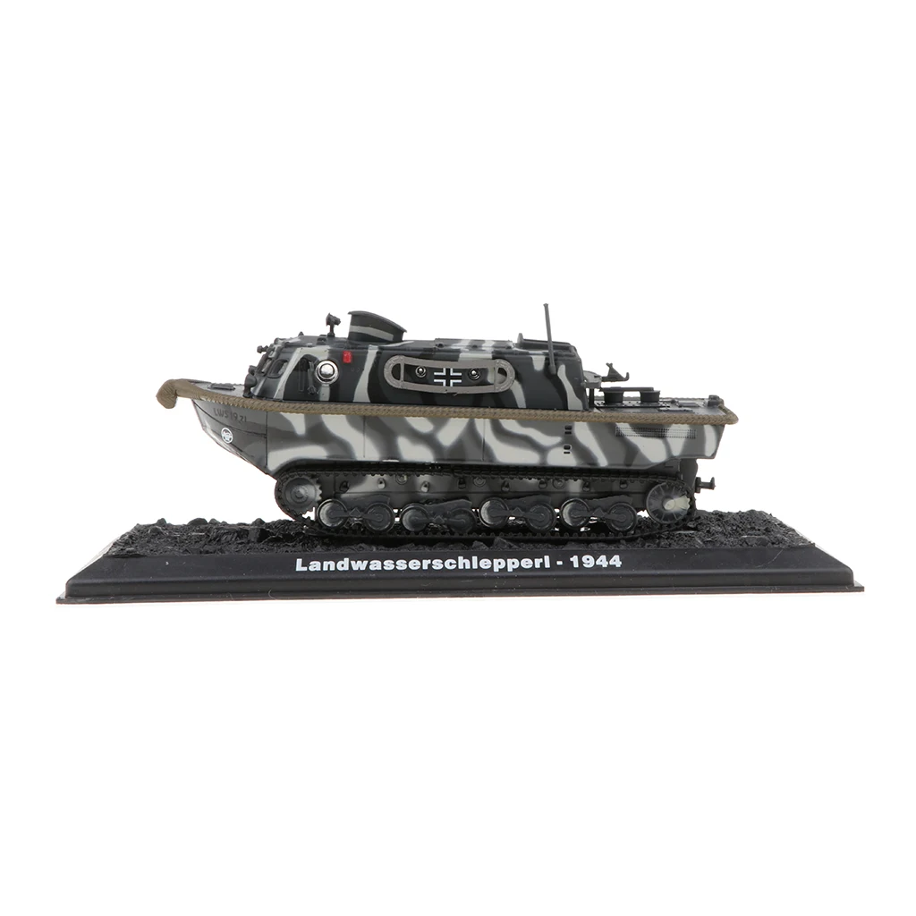 

1/72 German Landwasserschlepper I Tank WWII Army Vehicle Model Kids Toy Gift
