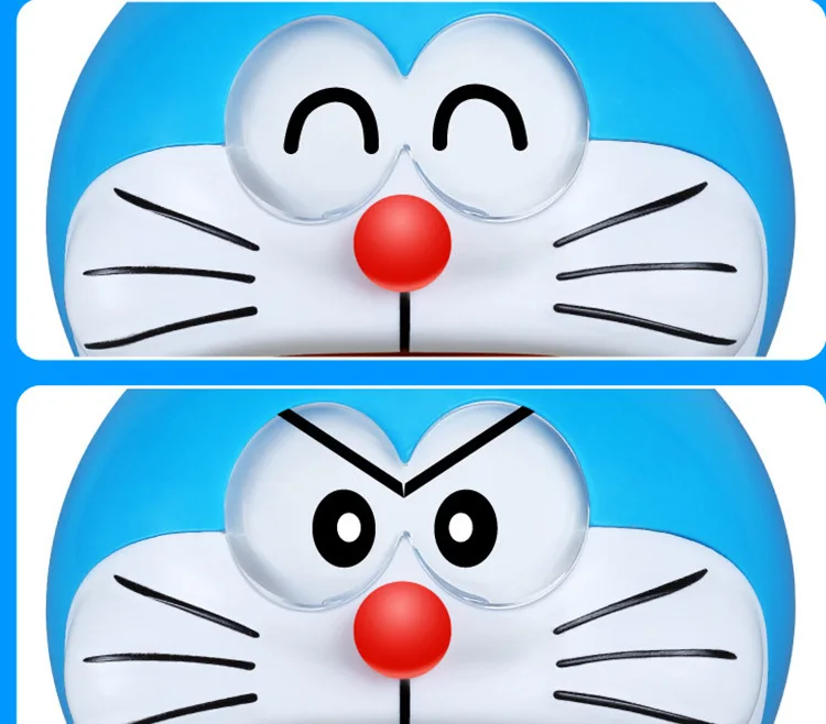 Подлинный Doraemon Робот Духи лицо/глаза-сменные YouTube модные модели наборы Аниме Фигурки Коллекция игрушек для детей