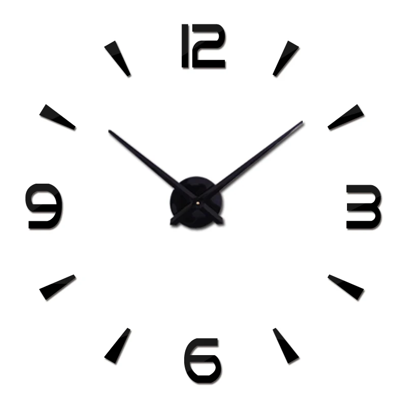 Tanie Modne majtki zegar ścienny na projekt salonu lustro akrylowe zegary