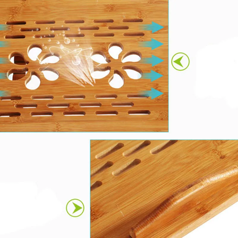 Foldable Portable Adjustable Bamboo Wood Computer Stand Laptop Desk Notebook Desk Coffee Table for Bed Sofa Tray Studying Tables Foldable Portable Adjustable Bamboo Wood Computer Stand Laptop Desk Notebook Desk Coffee Table for Bed Sofa Tray Studying Tables