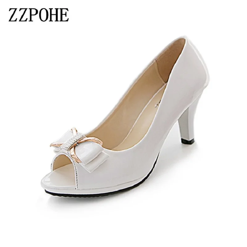 ZZPOHE/женские летние сандалии; модная женская обувь на высоком каблуке; пикантные Повседневные Удобные сандалии; женская обувь из искусственной кожи