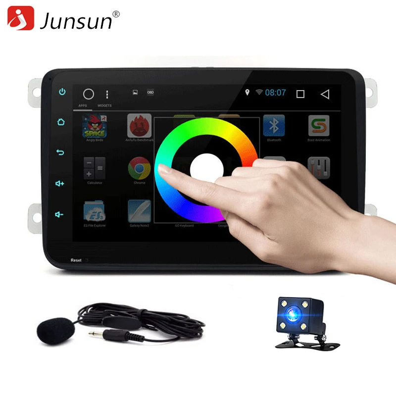 

2 din Car DVD player Android 6.0 Quad-core GPS Navigation 1024*600 For VW Volkswagen POLO PASSAT TIGUAN Jetta Car Radio Stereo