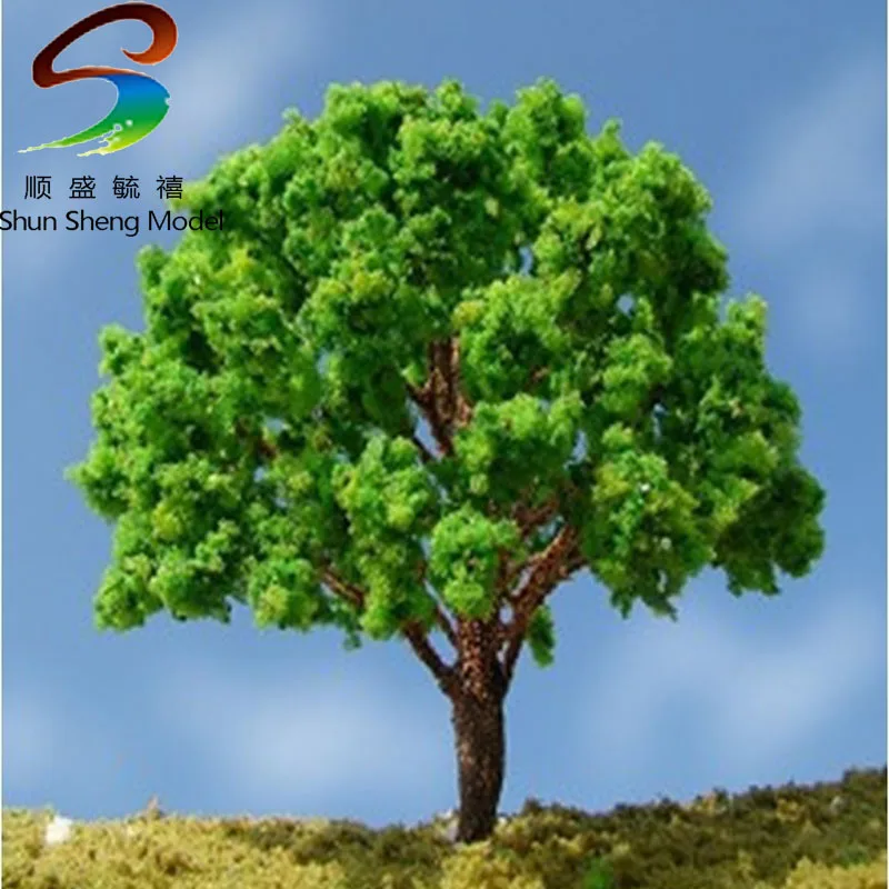 5 Buah 10 Cm Tinggi Model Plastik Pohon Arsitektur Model Railroad