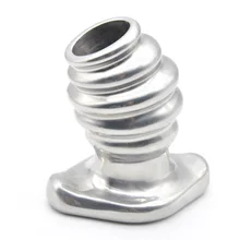 Male Anal Plug Expansion Bolt Stainless Steel Opening Butt Plug Speculum G-spot Massage Gay