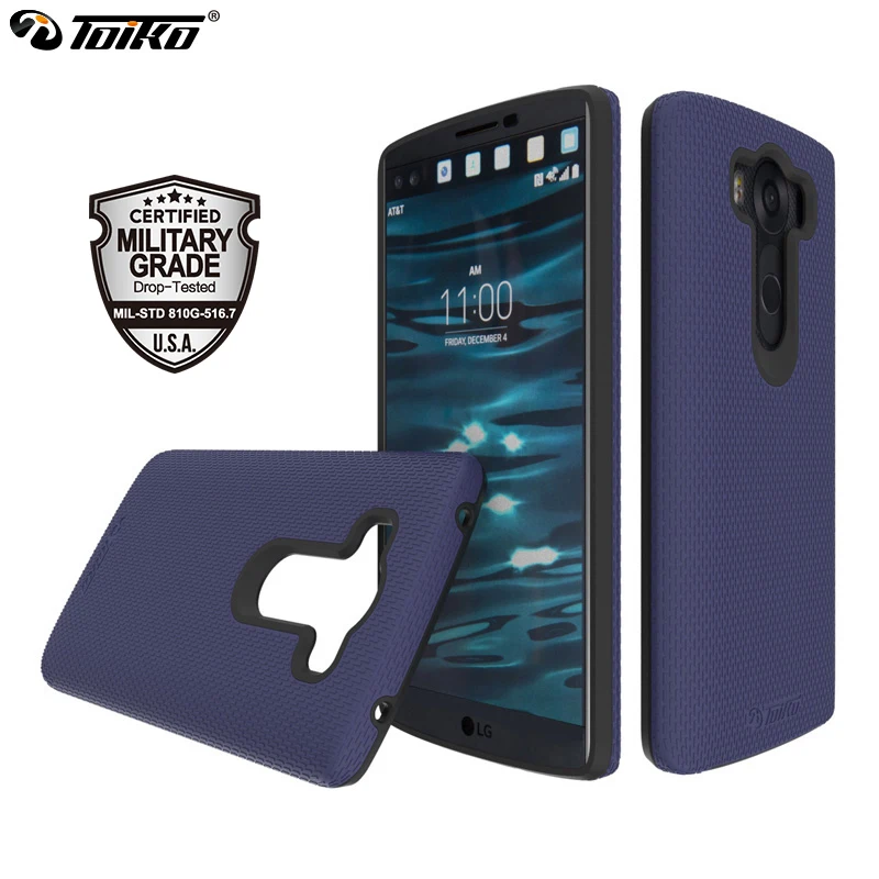 

TOIKO X Guard 2 in 1 Case for LG V10 Double Protection Shockproof Back Covers PC TPU Armor Hybrid Mobile Phone Accessories Shell