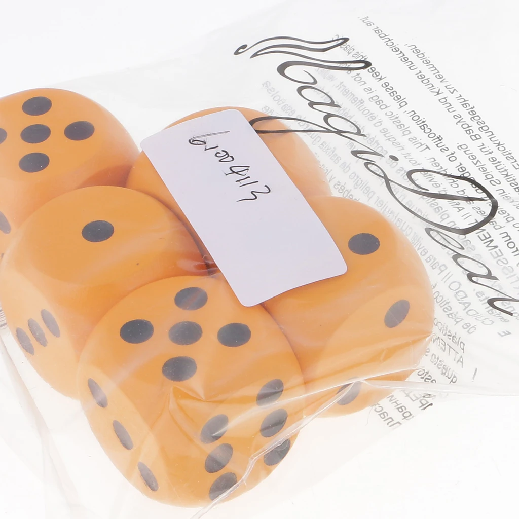 5 Piece/Set 3cm Wooden Dice D6 Six Sided Dotted Dice for D&D DND MTG TRPG Dungeons And Dragons Poker Card Travell Game Toy
