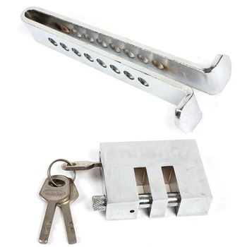 

1 Set Universal Auto 8 Holes Pedal Security Lock with Keys Anti-Thief Device Stainless Steel Clutch Lock Car Brake Safety Lock