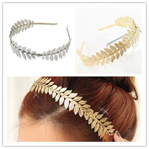 

1Pcs Vintage Laurel Olive Leaf Branch Crown Leaves Hair Band Girls Fashion Chic Headband Women Headwear Hair Accessories Gifts