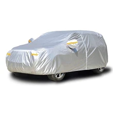 Waterproof Car Cover Dust Rain Stome UV Snow Sun Protection Covers Coat Hatchback Sedan SUV Outdoor Indoor Reflector Zipper D45