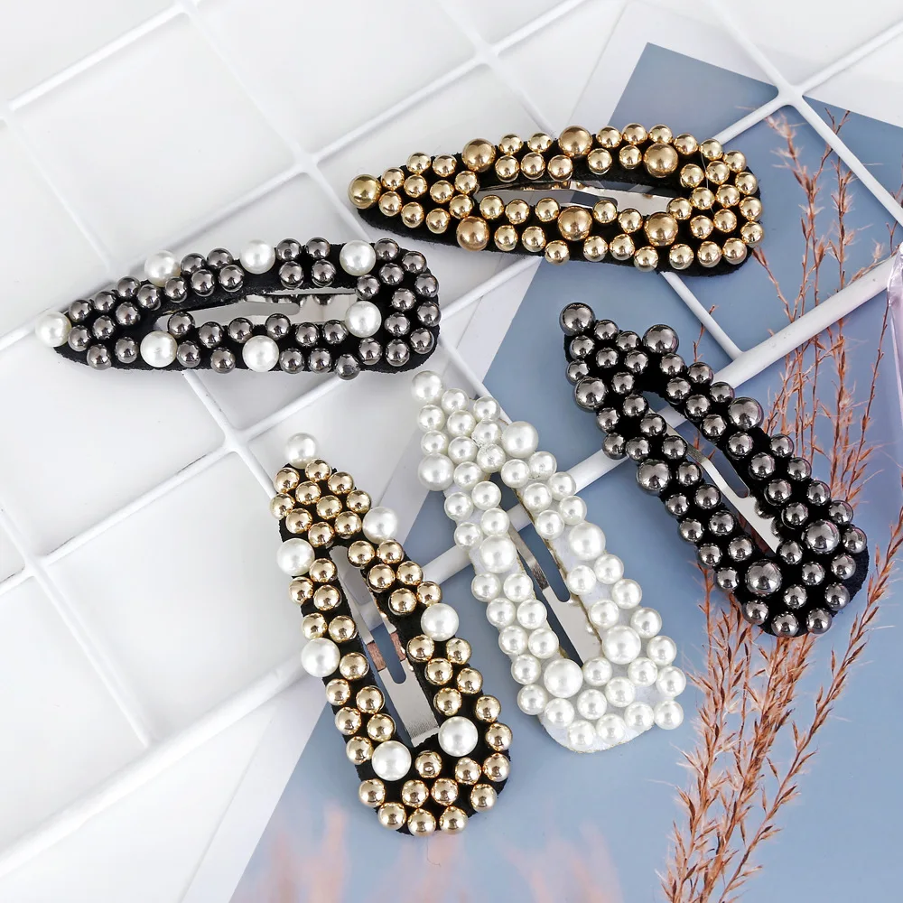 

Korean Simulated Pearl Side Clip Female Clip Bb Clip Hairpin Clip Headwear Hair Barrette Bridal Hair Accessories Headpiece Gifts