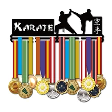 Medal hanger for Karate Metal martil arts medal hanger Karate medal holder for 32~45 medals майка print bar karate gojuryu