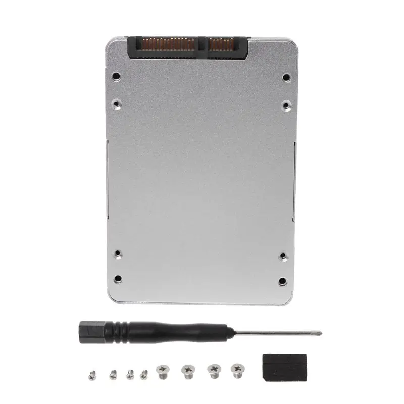 

Mini SATA USB 2.0 to SATA SSD Adapter External HDD Enclosure Hard Disk Caddy Case 7mm Laptop Desktop