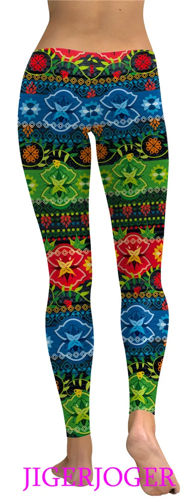 Blue Green Aztec legging (4)
