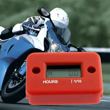 Digital Engine Hour Meter Inductive Waterproof LCD Hourmeter for Motorcycle Dirt Quad Bike Marine ATV Snowmobile Drop Shipping