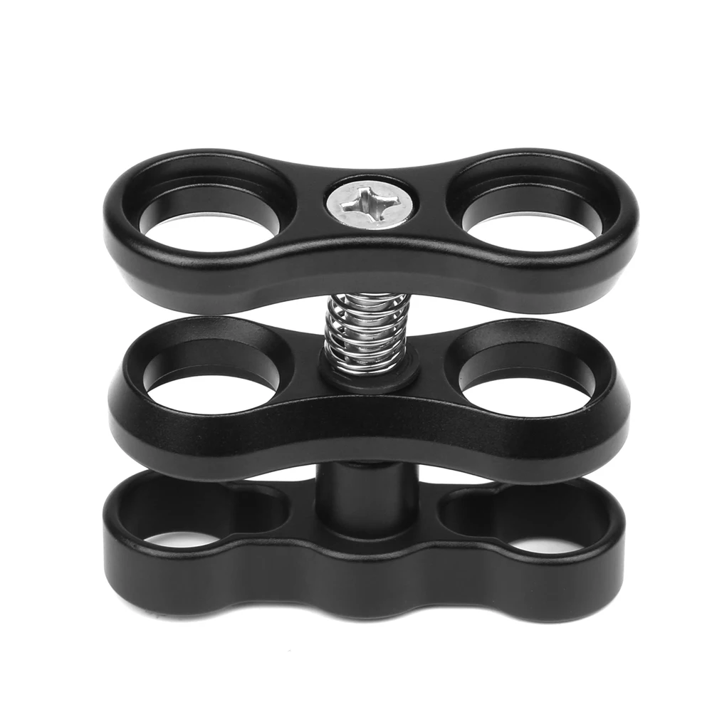 

Aluminum CNC Butterfly Clip Diving Lights Clamp Mount For Gopro Hero 7 5 6 4 xiaomi yi 4k sjcam h9 Action Camera Accessory