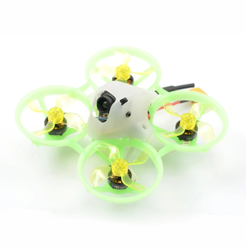 Skystars Tiny 75X 75mm 2S Whoop FPV Racing Drone BNF AIO Crazy OSD w/SPI Frsky Receiver 1-2S 5A ESC Runcam Camera