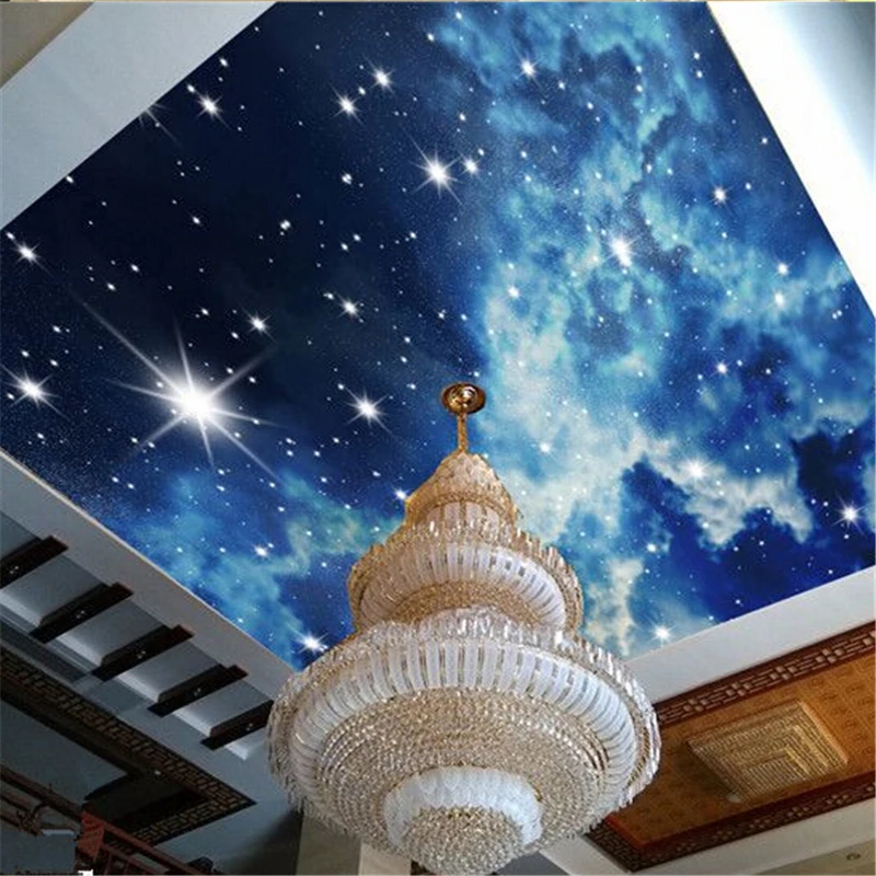 3D wallpaper Star Nebula Hotel restaurant  bedroom sofa TV Movies seamless wall murals nonwoven fabric painting papel de parede 