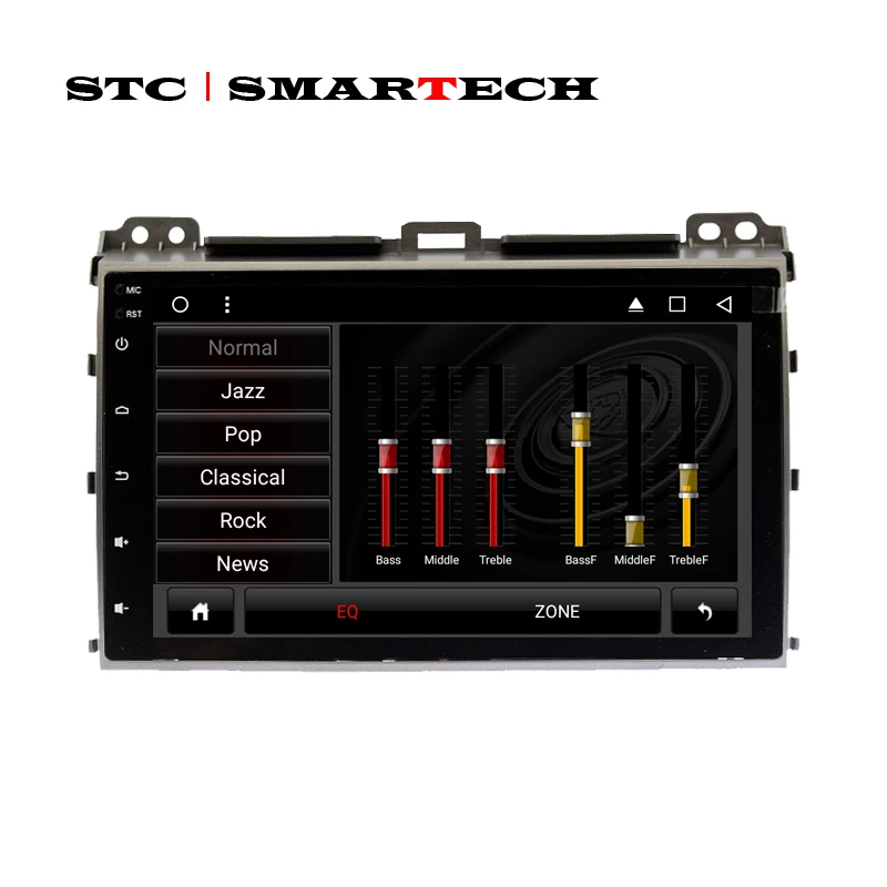 SMARTECH 2 Din Android Автомобильная Радио gps навигационная система для TOYOTA Land Cruiser Prado 120 поддержка оригинальная система усилителя JBL