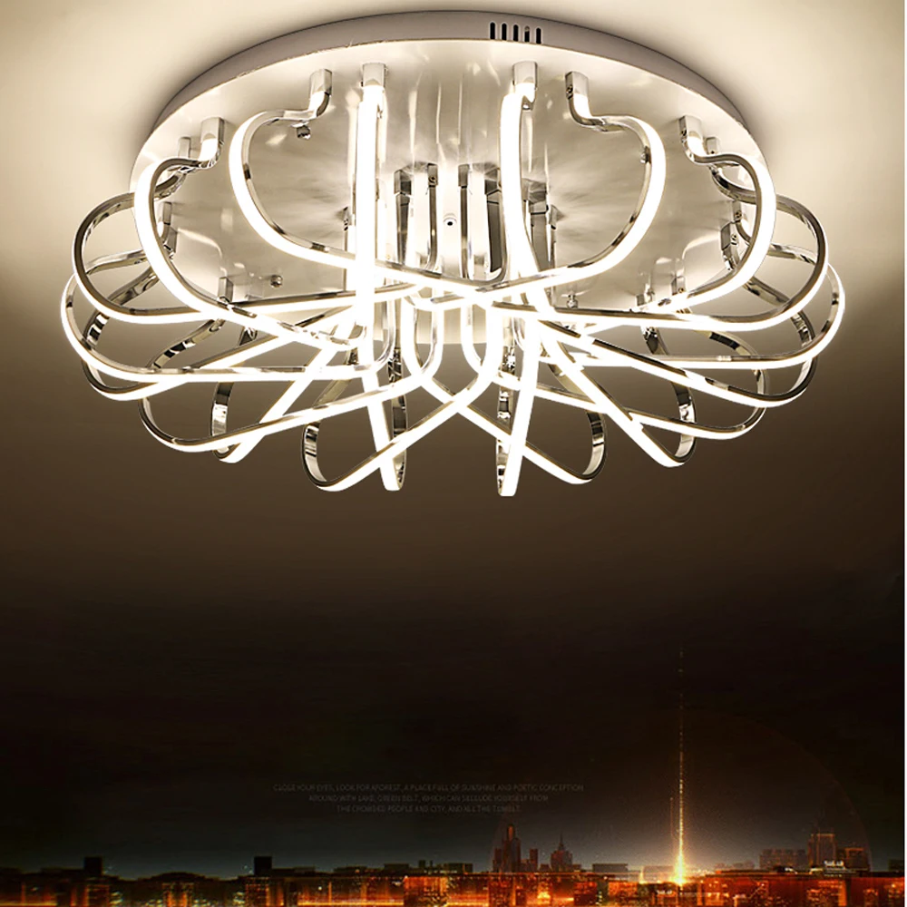 

LED Nordic Round Iron Aluminum Acrylic LED Lamp.LED Light.Ceiling Lights.LED Ceiling Light.Ceiling Lamp For Foyer Bedroom