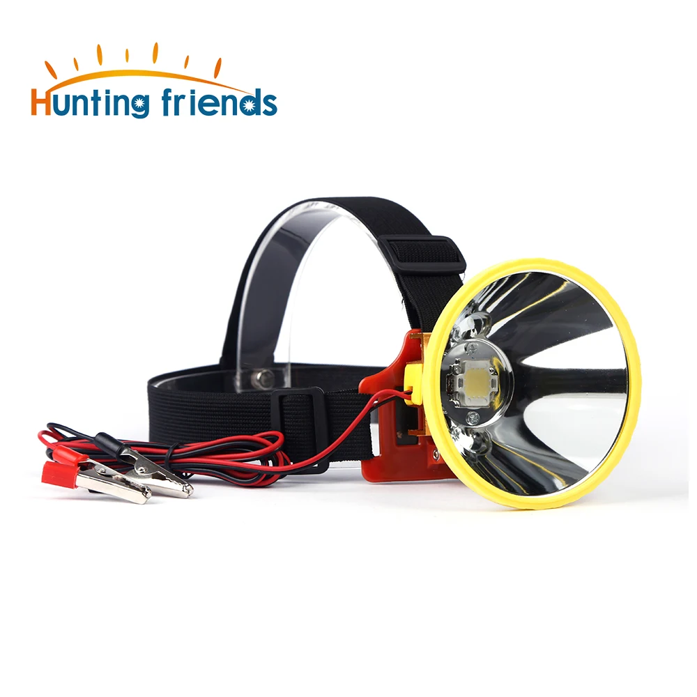 

24pcs/lot 12V LED headlamp diffused lighting large spot light fishing emergency night market lamp power by storage battery