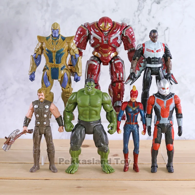 

15pcs Avengers Endgame figure Iron Man Captain America Thanos Spiderman Ant Man Black Panther PVC Action Doll toy