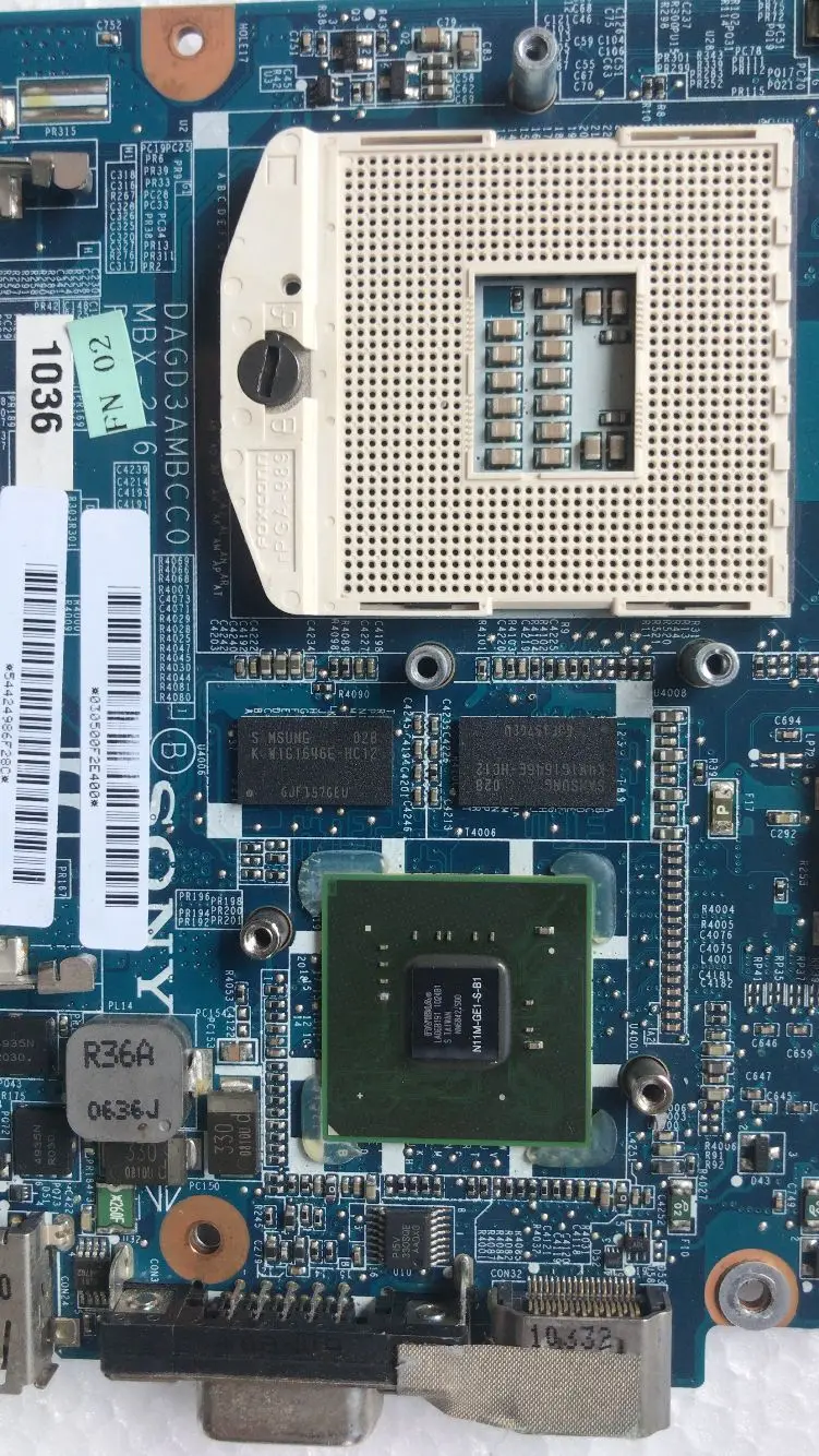 DAGD3AMBCC0 MBX-216 для sony VPCS115EC PCG-51112M PCG-51113M ноутбук материнская плата PGA989 HM55 GT310M тесты работы