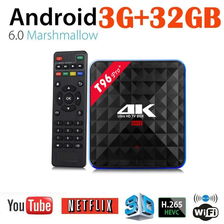 HIPERDEAL домашний кинотеатр 4 K HD Wi-Fi 3g+ 32 ГБ Восьмиядерный Android 6,0 Marshmallow MINI Smart tv Box US Plug SY18