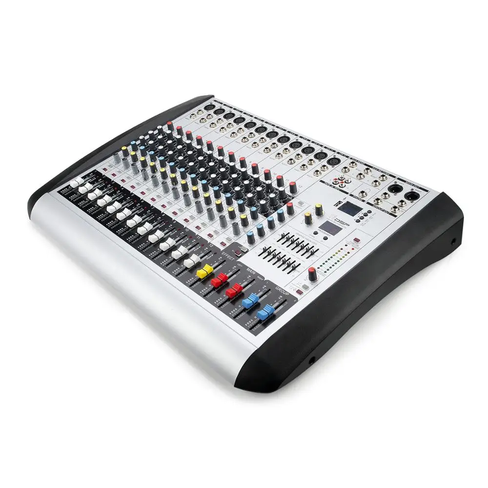 Coomusic Профессиональный MX 12 USB Портативный микшерный пульт Каналы DSP DJ Bluetooth аудио