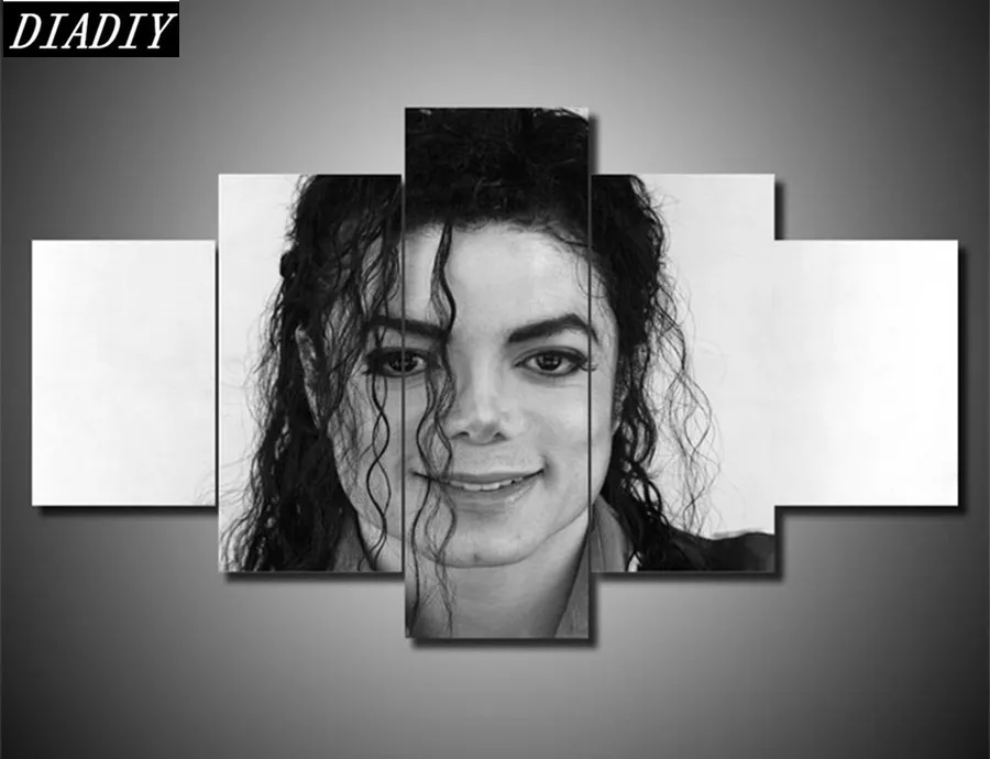 New Michael Jackson diy 5D Diamond Painting Cross Stitch Full round