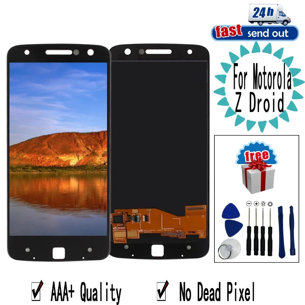 

LCD For Motorola Moto Z Droid XT1650 LCD Display Screen Digitizer Assembly Replacement For Moto Z Droid