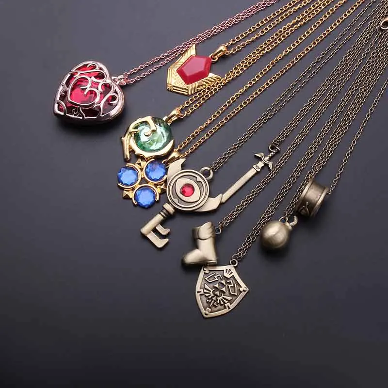 Ожерелья с кулоном Legend of Zelda злой глаз Ключ|legend zelda link|legend zeldacrystal pendant |