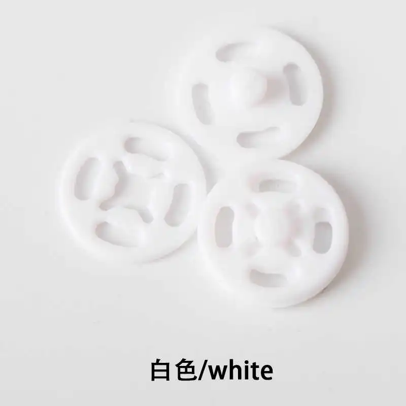 White 50 шт. Прозрачная Черная невидимая кнопка 7 мм 10 мм 15 мм 18 мм 21 мм крепежные Кнопки DIY аксессуары для шитья одежды пальто кнопка Q25 - Цвет: White