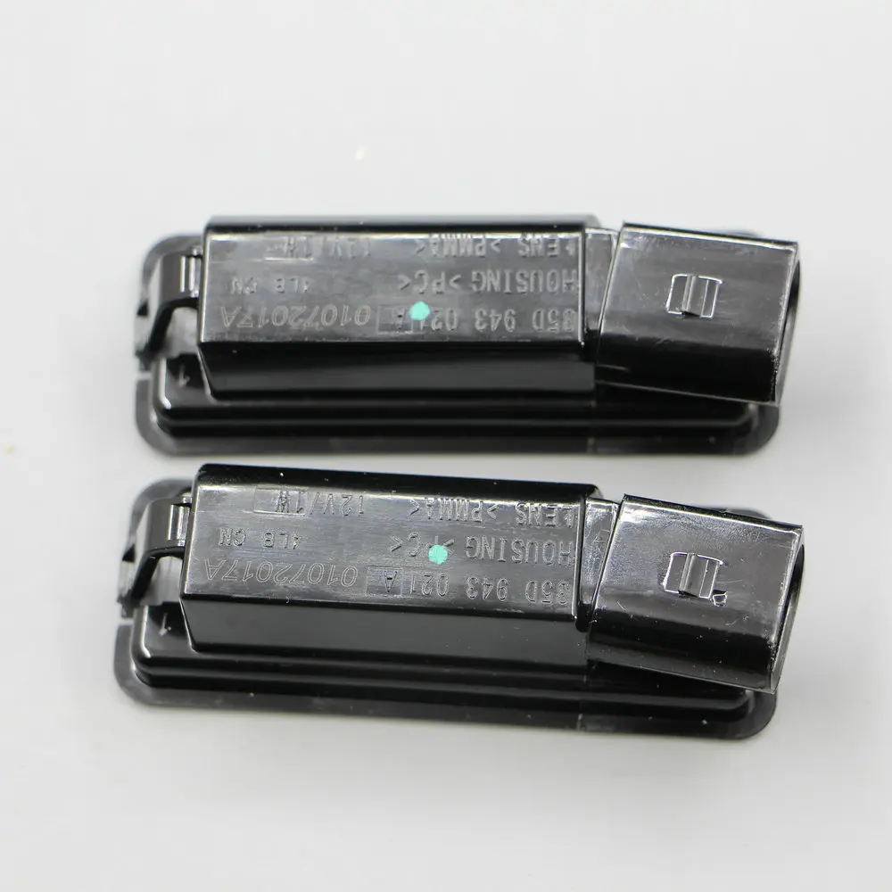 2 unids VW OEM Оригинальный светодиодный Marcos de matricula luz fit aplicar a Golf MK6 MK7 Passat B7 CC Polo 6R 35D 943 021