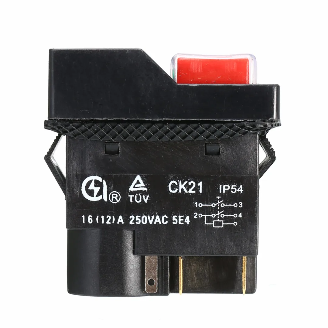 1pc 240V 10A Electric On Off Switch Electromagnetic Switches For Minimix 140 150 Cement Concrete Mixers Mayitr