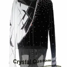 Одежда для фигурного катания на заказ для мужчин/мальчиков Модный бренд Vogue соревнования в фигурном катании костюм DR3126