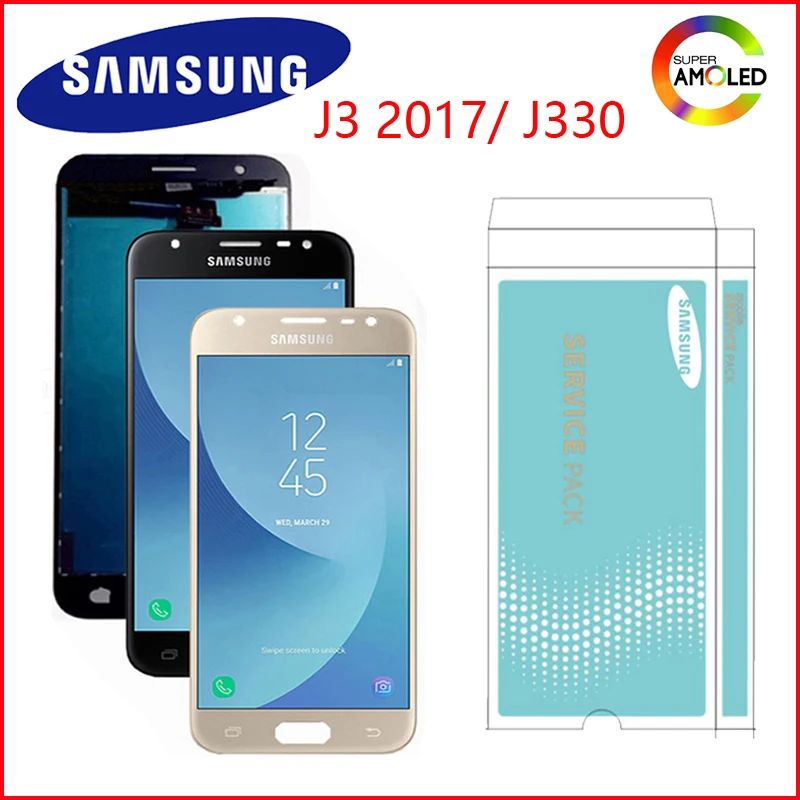Оригинал 5 0 &quotдля Samsung Galaxy J3 2017 lcd J330 J330F PRO дисплей сенсорный экран Sigitizer сборка