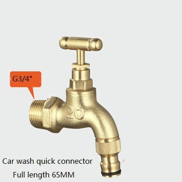 Настенный латунный кран для стиральной машины наружный садовый смеситель с замком, кран для стиральной машины, кран для мытья автомобиля - Цвет: I
