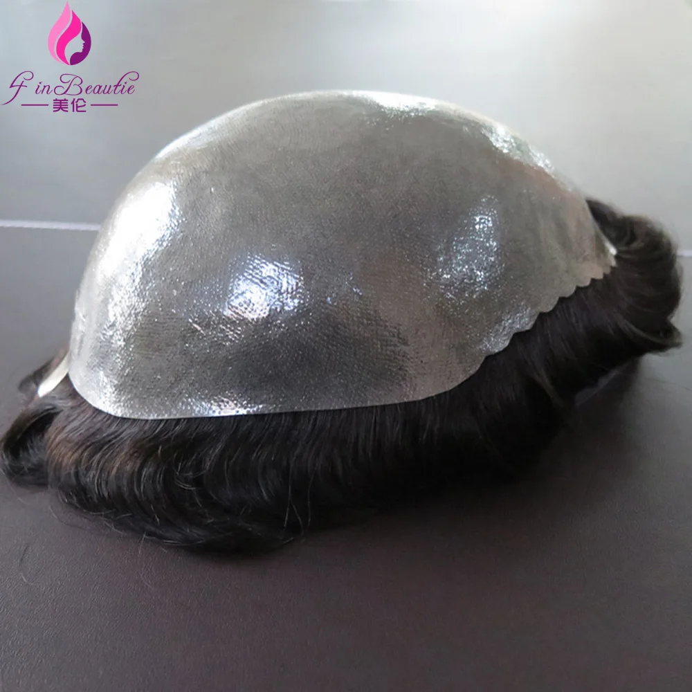 4 In Beautie Super Durable Thin Skin toupee, Silicone Base