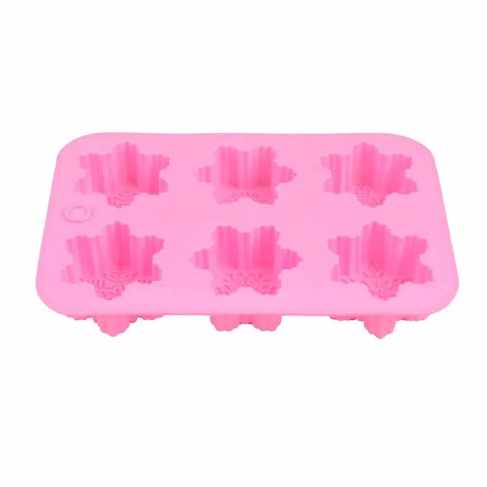 1PC-Snowflakes-Pattern-Silicone-Mold-Cake-Mold-Baking-Decorating-Mold-Chocolate-Mold-DIY-Handmade-Soap-Mould (2)