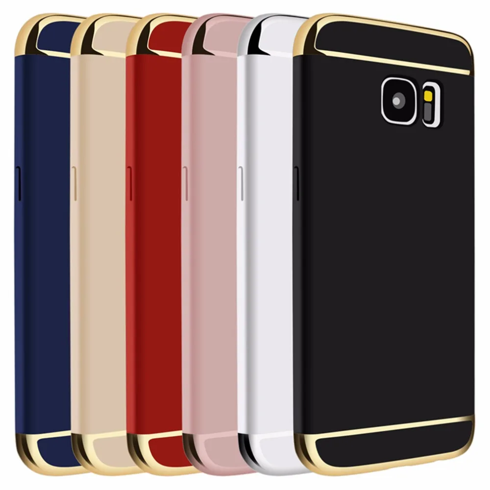 Funda para S7 edge funda mate 3 en 1 funda bolsa de teléfono oro protección de 360 grados para Samsung S7 edge|case for galaxy |case for samsungcase for - AliExpress
