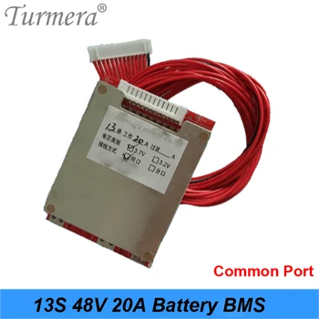 

Turmera 3.6V 3.7V 13S 48V E-bike Li ion battery 18650 20A 25A 30A Li-ion Lithium 18650 Battery Pack BMS Protection Board