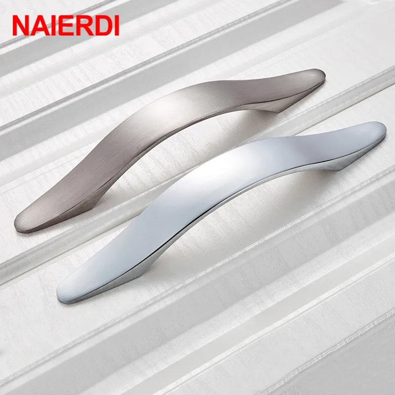 NAIERDI مقابض للخزانة المقابض باب من سبائك الألومنيوم المطبخ المقابض مجلس الوزراء التأثيرات درج الأثاث مقبض الأجهزة 128 مللي متر/160 مللي متر NAIERDI مقابض للخزانة المقابض باب من سبائك الألومنيوم المطبخ المقابض مجلس الوزراء التأثيرات درج الأثاث مقبض الأجهزة 128 مللي متر/160 مللي متر