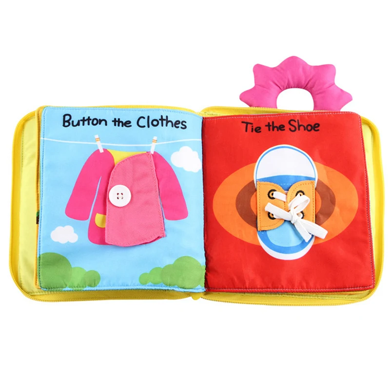 Montessori Toys Educational Toys for Baby Early Learning Materials Children Intelligence Cognitive Development Soft Cloth Book
