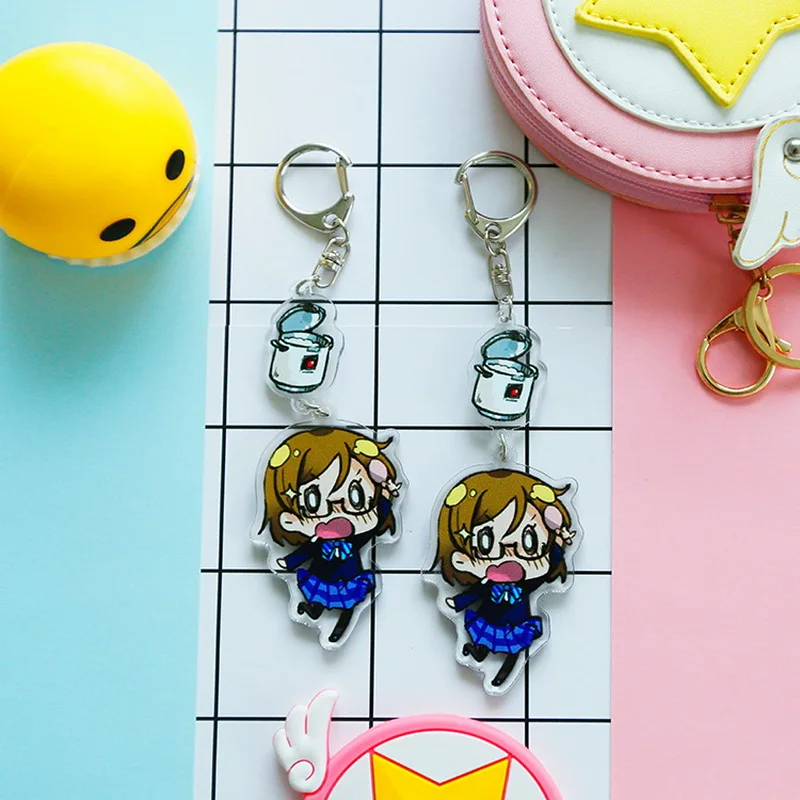 12 17 Тип аниме LoveLive! Брелок школы Idol Проекта акриловый брелок милый характер Нико Ellie Тодзио UMI Рин Limited Kawaii Пенда - Цвет: 12